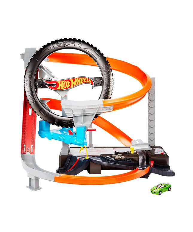 Hot Wheels City vs Robo Beasts – Комплект магазин за автомобилни гуми
