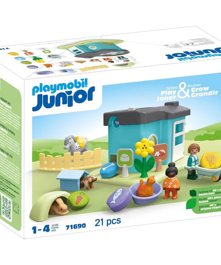 Playmobil - Дом за животни с диспенсър за лакомства