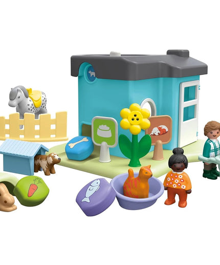 Playmobil - Дом за животни с диспенсър за лакомства