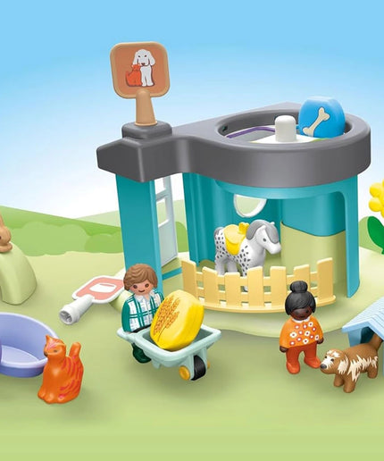 Playmobil - Дом за животни с диспенсър за лакомства
